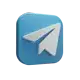 Telegram social icon